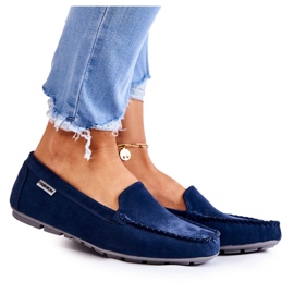 PH1 Dame ruskind Loafers Marineblå Millare marine blå