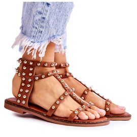 PG1 Damesandaler med nitter Brun Cavos