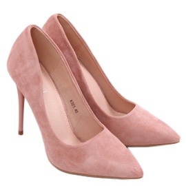 Pumps på en Valeria Nude stilethæl lyserød