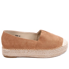 Callie Camel espadriller til kvinder brun