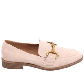 Linda Beige loafers til kvinder