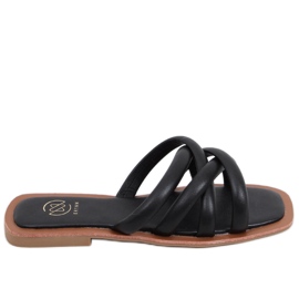 Zola Black dametøfler sort