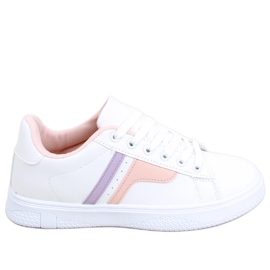 BM Avery Pink damesneakers hvid violet lyserød