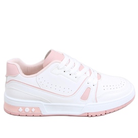 Evans Pink damesneakers hvid