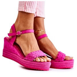 FB2 Kile-sandaler i ruskind Fuchsia Gabriel lyserød