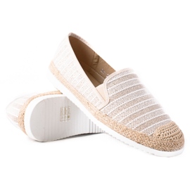 SHELOVET Slip-on espadriller beige