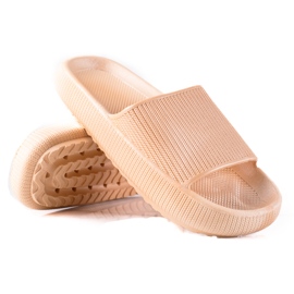 SHELOVET Beige hjemmesko