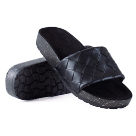 SHELOVET Kvindelige flip-flops sort