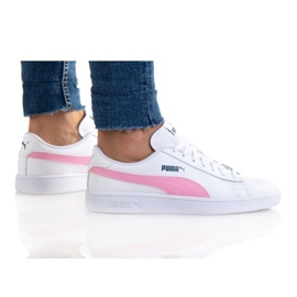 Puma Smash V2 L Jr 365170 35 hvid