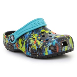 Crocs Classic Tie Dye Graphic Kids Clog Jr 206995-4SW flerfarvet