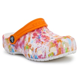 Crocs Classic Tie Dye Graphic Kids Clog 206995-83B flip flops flerfarvet
