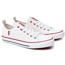 Herre lædersneakers Big Star JJ174069 Hvid
