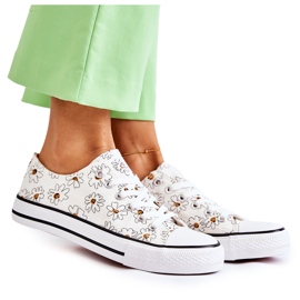 PS1 Lave sneakers til kvinder med hvide Janey-blomster