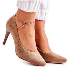 Sergio Leone Klassiske magisk brune ruskindsstiletter beige