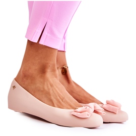 PH1 Dame gummi ballerina sløjfe Nude Fergie beige