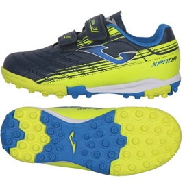 Joma XPander 2233 Tf Jr XPJW2233TFV fodboldstøvler flerfarvet blå og marineblå