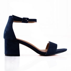 SHELOVET Navy sandaler marine blå blå