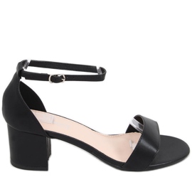 Rachel Black højhælede damesandaler sort