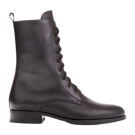 Marco Shoes Klassiske lavhælede støvler sort
