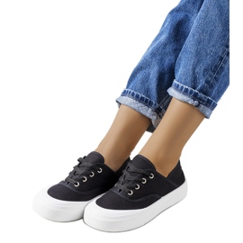 Jesperse sorte sneakers til kvinder