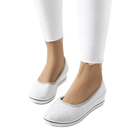Friis kile sneakers i sølv