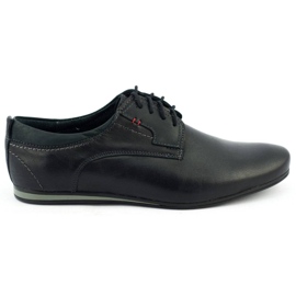 Olivier Elegante herresko til jeans 731 sort