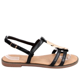 Hermine Black damesandaler sort