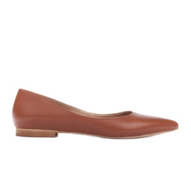Marco Shoes Subtile ballerinaer brun