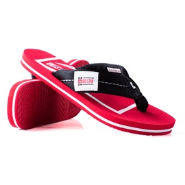 Komfortable Big Star flip-flops rød