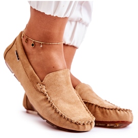 PH1 Dame ruskind Loafers Dark Beige Millare