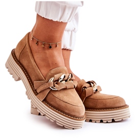 Dame ruskindssko Laura Messi 2523 Camel brun