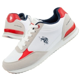 U.S. Polo US Polo ASSN sportssko. UP21M48062-WHI-RED01 hvid