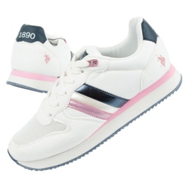 U.S. Polo US Polo ASSN sko. NOBIW004-WHI-PIN01 hvid