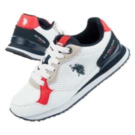U.S. Polo US Polo ASSN sko. Jr UP21J48074-WHI-RED01 flerfarvet
