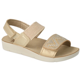 Befado pigesandaler skinnende guld 068Y002 gylden