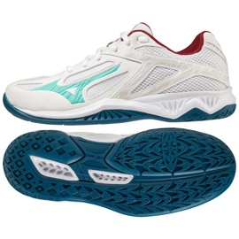 Mizuno Lightning Star Z6 V1GD210348 volleyballsko hvid hvid