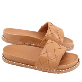 Sunny Khaki dametøfler beige