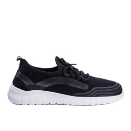 Sorte sportssneakers til mænd Larem