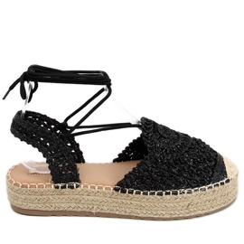 Kalista Black espadriller til kvinder sort