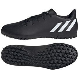 Adidas Predator Edge.4 Tf M GX0010 fodboldstøvler sort sort