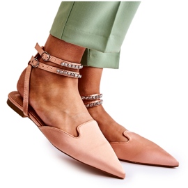 WS1 Damesandaler med tå i pink Amisha Spitz lyserød