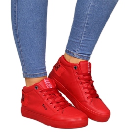 Røde isolerede sneakers Big Star EE274354