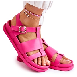 WS1 Sandaler på platformen Fuchsia Tessy lyserød