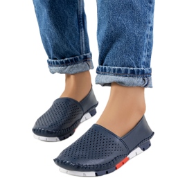 Piron marineblå loafers marine blå