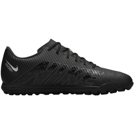 Nike Mercurial Vapor 15 Club Tf M DJ5968 001 fodboldsko sort sort