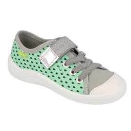 Befado børnesneakers 251X189 grøn-grå
