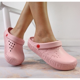 Kvinders pink hjemmesko kroks pink Big Star II275008 lyserød