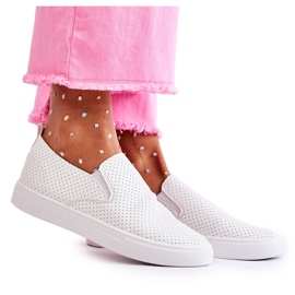 FK2 Hvide Viviana Slip-On sko til kvinder