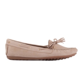 Marco Shoes Loafers med fleksibel sål beige