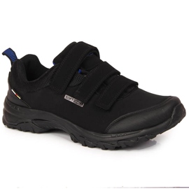 Sorte American Club Velcro vandtætte trekkingsko